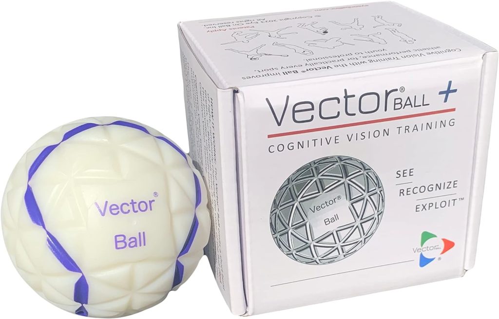 Vector Ball next to its product box