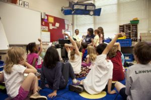 Behaviorism: a positive classroom where children are actively participating