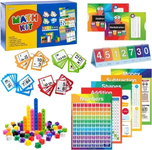 Excello's Global Educational Math Kit box and components