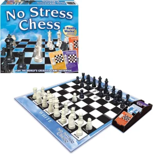No stress chess box and playboard with pieces
