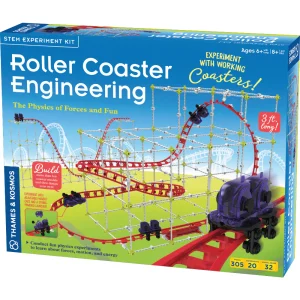 Roller coaster engineering STEM Kit front packaging box