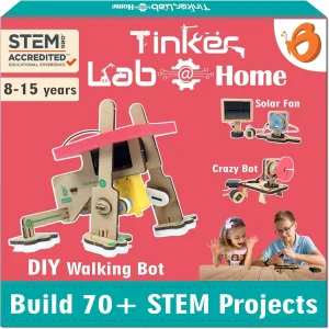 70 plus stem projects box cover showing builds